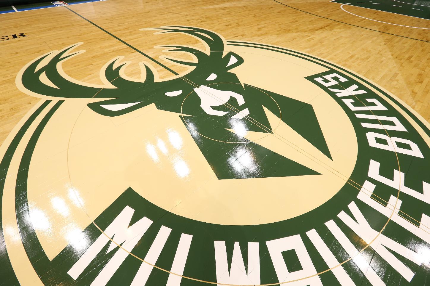 It looks like the Bucks' new logo will continue to occupy courts in Milwaukee for some time. (Gary Dineen/NBAE/Getty Images)