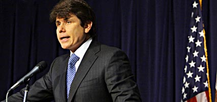 Illinois Gov. Rod Blagojevich leaves a downtown building where a high profile attorney has an office Saturday, Dec. 13, 2008, in Chicago. Blagojevich was arrested this week on federal charges that he tried to sell President-elect Barack Obama's vacant Senate seat.