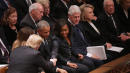 Trumps And Obamas Share Awkward, Tense Moment At George H.W. Bush Funeral
