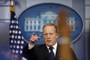 Sean Spicer angrily confronted by CNN reporter during tense off-camera press briefing