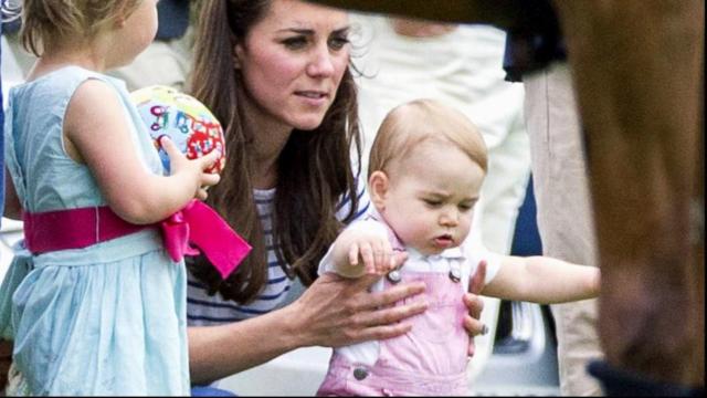 Prince George Takes His First Public Steps
