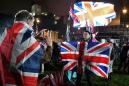 Fireworks and song as Brexit bastion parties