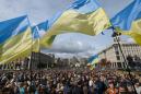 Thousands protest Ukraine leader's peace plan