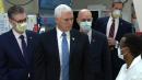 Coronavirus: Mike Pence flouts rule on masks at hospital