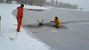 Rescue Crews in Colorado Save Deer Trapped in Frozen Reservoir