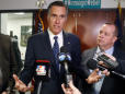 Romney backs Trump in shutdown showdown, questions Pelosi