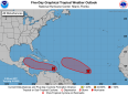 Two tropical waves in the Atlantic are headed west and might turn into depressions