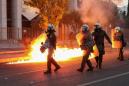 Greek demonstrators hurl firebombs towards U.S. embassy in Athens