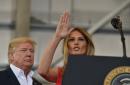 Melania Trump prays, assails critics in Florida speech