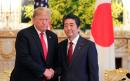 Trump meets with Japan's Abe to defuse tensions with Iran and North Korea