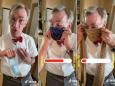 Bill Nye posted a TikTok showing how a face mask — and not a knit scarf — can slow the spread of the coronavirus