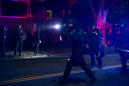 Portland protest turns violent, federal police clear plaza
