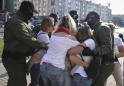 Scores arrested in protest against Belarus' president