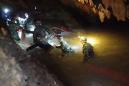Thai boys spend eighth night in flooded cave as weather eases