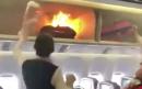 Fire breaks out in overhead storage on Chinese aircraft