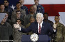 The Latest: Pence says he learned of W. House staff scandal