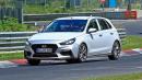 Hyundai i30 N-Line Captured Completely Uncovered On The 'Ring