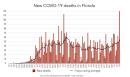 Florida's coronavirus death rate is trending up again after rising hospitalizations