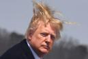 Watch in horror as Donald Trump's hair attempts another daring escape
