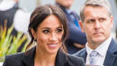 Meghan Markle Suits Up For Charity Awards With Prince Harry