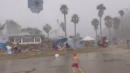 Panic on the Beach as Hurricane-Force Winds Caused by Microburst Strike Without Warning