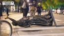 Wisconsin calls in National Guard after protesters topple statue, attack Democrat state senator