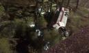 Alabama bus crash: driver killed as school trip ends in plunge down ravine
