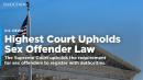 U.S. Supreme Court upholds federal sex offender law