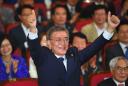 Moon starts term as S.Korea leader after landslide win