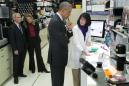 Fact check: Viral photo shows Obama, Fauci visiting NIH lab in 2014, not a 'Wuhan lab' in 2015