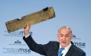 Netanyahu brandishes remnants of Iranian drone shot down in Israel as he warns against 'dangerous Iran tiger'