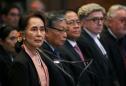 Suu Kyi in court as genocide case set out against Myanmar