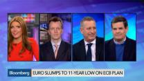 Euro Slumps to 11-Year Low on ECB Plan