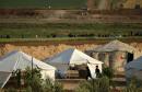 Gazans pitch protest tents on Israel border as tensions mount