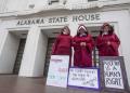 Alabama postpones draconian abortion law after 'fight breaks out' in assembly chamber