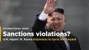 North Korea shipments to Syria chemical arms agency intercepted: U.N. report