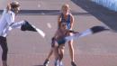 Woman Wins Dallas Marathon With the Help of a Stranger After Falling Near Finish Line 
