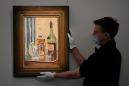 Churchill's painting of favourite whisky goes on sale