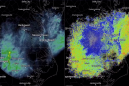 Weather radar picks up mysterious shadow across three states 'caused by huge dragonfly swarm'