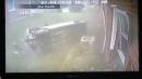 Raw video: Driver fleeing police crashes into house