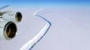 Iceberg four times the size of London breaks off from Antarctica ice shelf