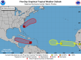With peak of hurricane season almost here, forecasters watch four areas for tropical development