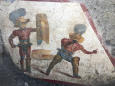 New fresco with gladiators discovered in Pompeii