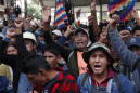 The Latest: Report of several protesters killed in Bolivia