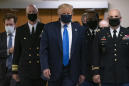 Trump seen wearing face mask in public for first time