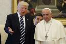 Did you spot the man quietly photobombing Donald Trump and the Pope?