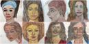 America's most prolific serial killer has been painting chilling portraits of his victims