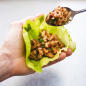 Lettuce wraps are the perfect low-carb vehicle for chicken