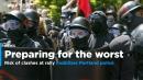 Risk of clashes at rally mobilizes Portland, Oregon, police
