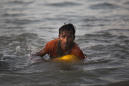 Rohingya desperate to flee Myanmar are turning to swimming